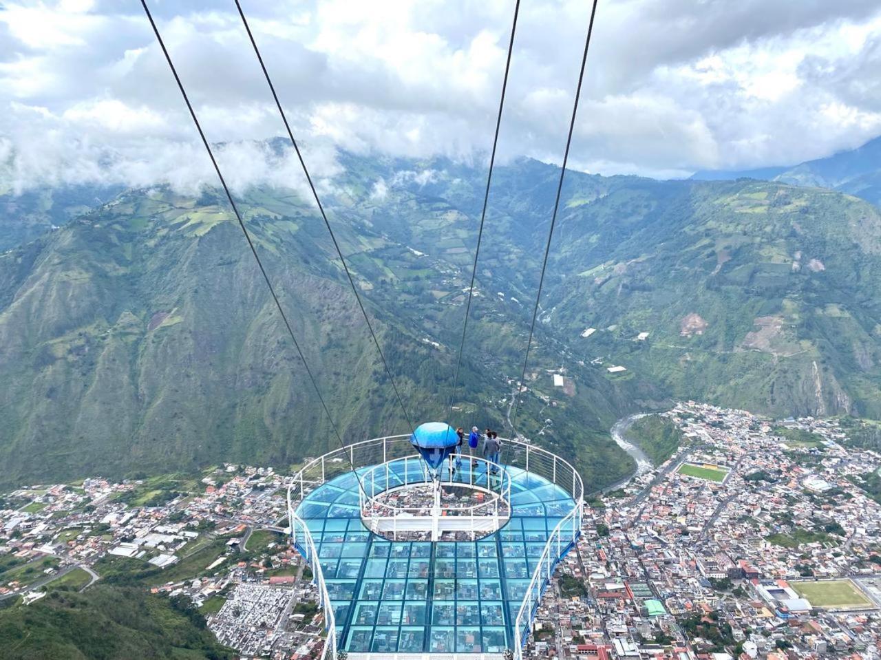 High-End Holiday Cabin - Tungurahua Hot Springs บาญอส ภายนอก รูปภาพ